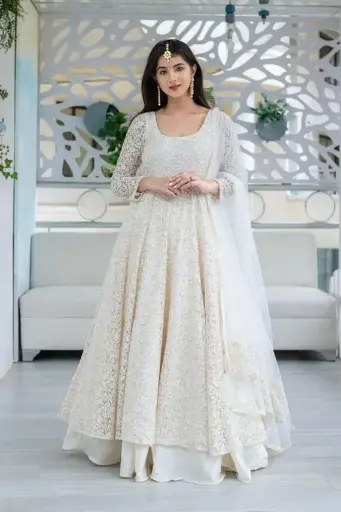 White-designer-gown-Lengha-Sharara